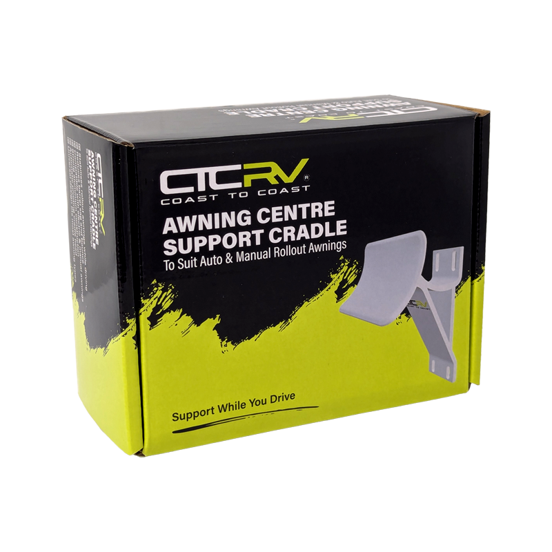 COAST RV White Aluminium Cradle T/S Auto & Manual Roll Out Awnings