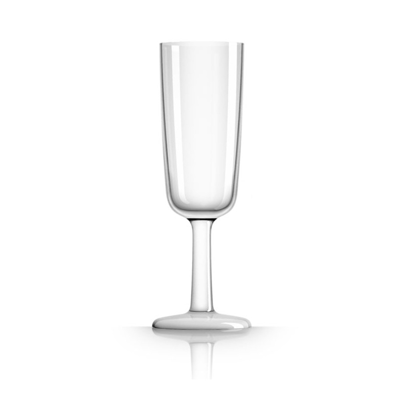 Palm Marc Newson Tritan Flute Glass w/ White Base 190ml