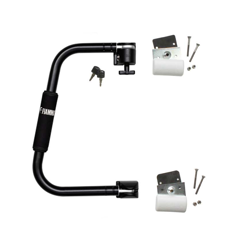 FIAMMA Security Handle 46 for RV Door | Deep Black.