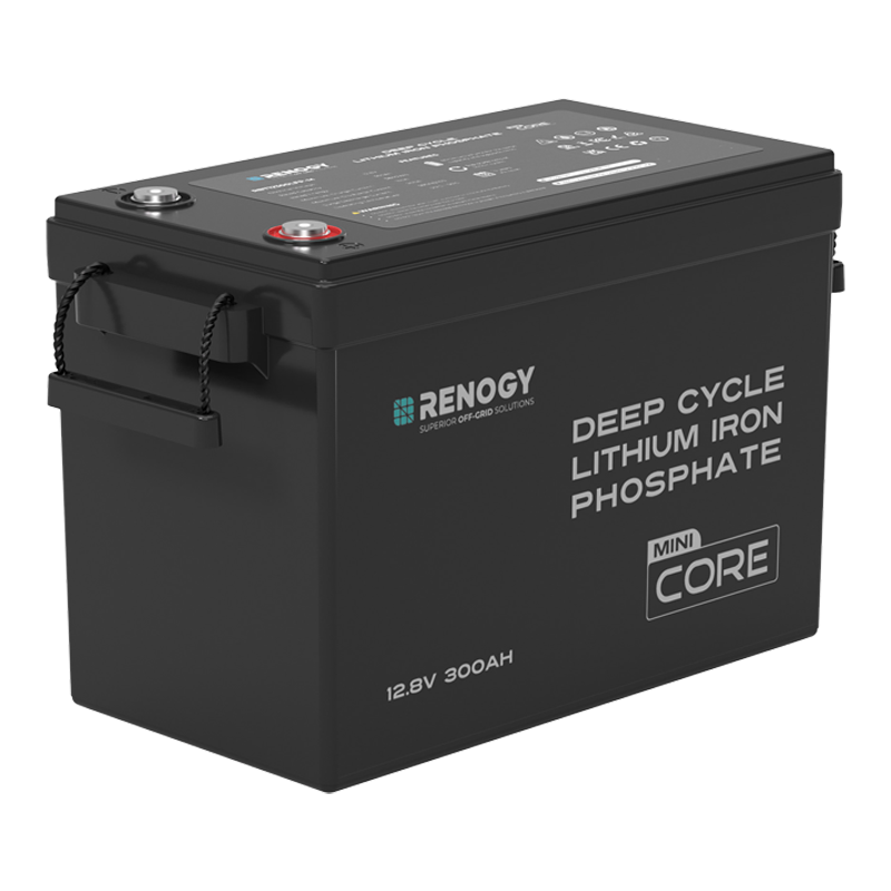 RENOGY MINI | 12V 300Ah LiFePO4 Battery 384x194x253mm