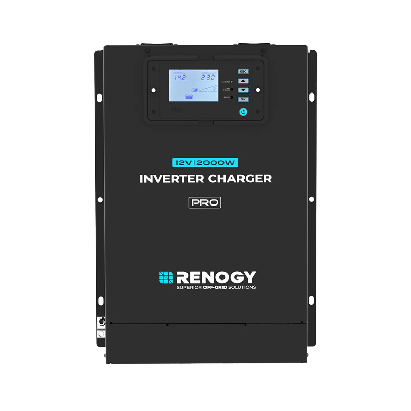 RENOGY PRO | 2000W/80A Inverter charger with RCD/MEN Built-in Comms